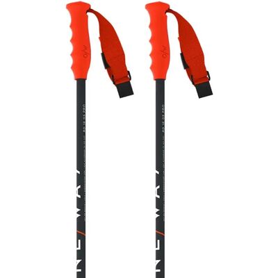One Way Bastoncini Rd 16 Gs Pro Black 140 cm One Way Bastoncini Rd 16 Gs Pro Black 140 cm