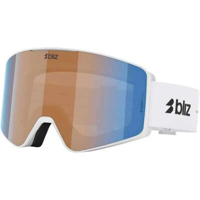 Bliz Maschera Da Sci G001 Matte White N_O_N Orange & Blue/CAT1 Bliz Maschera Da Sci G001 Matte White N_O_N Orange & Blue/CAT1