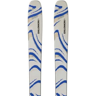 Salomon Sci Alpini Qst 106 Almond Milk / Race Blue / Black 165 Salomon Sci Alpini Qst 106 Almond Milk / Race Blue / Black 165