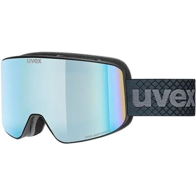 Uvex Maschera Da Sci Pyrit Fm Black Matt Supravision Saphir-Clear/CAT2 Uvex Maschera Da Sci Pyrit Fm Black Matt Supravision Saphir-Clear/CAT2