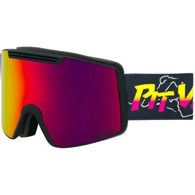Pit Viper Maschera Da Sci The Power Surge Backslap Small Red Revo/CAT3 Pit Viper Maschera Da Sci The Power Surge Backslap Small Red Revo/CAT3