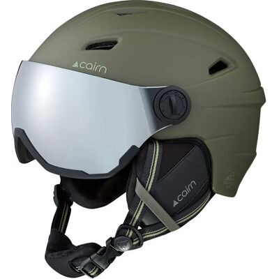 Cairn Casco Con Visiera Electron Mat Khaki 55-56 cm Cairn Casco Con Visiera Electron Mat Khaki 55-56 cm