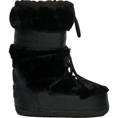 Superdry Scarponi Da Neve Borg Black / Black EU 36-37 Superdry Scarponi Da Neve Borg Black / Black EU 36-37