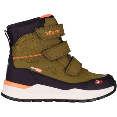 Trollkids Scarponi Da Neve Rauland Spruce Green / Black / Vivid Orange EU 33 Trollkids Scarponi Da Neve Rauland Spruce Green / Black / Vivid Orange EU 33