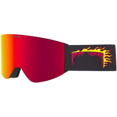 Pit Viper Maschera Da Sci The Combustion Flip-off Red/CAT3 Pit Viper Maschera Da Sci The Combustion Flip-off Red/CAT3