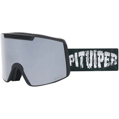 Pit Viper Maschera Da Sci The Exec Backslap Large Silver/CAT3+Climax/CAT1 Pit Viper Maschera Da Sci The Exec Backslap Large Silver/CAT3+Climax/CAT1