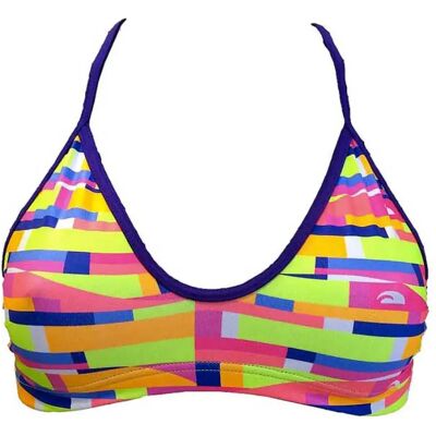 Turbo Top Bikini Colorwaves Multicolor L Turbo Top Bikini Colorwaves Multicolor L