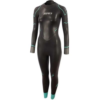 Zone3 Muta In Neoprene A Maniche Lunghe Da Donna Advance Black / Turquoise / Gunmetal ST Zone3 Muta In Neoprene A Maniche Lunghe Da Donna Advance Black / Turquoise / Gunmetal ST