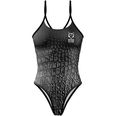 Costume da bagno Otso Black Snake S - Resistente al cloro UV 50+ Costume da bagno Otso Black Snake S - Resistente al cloro UV 50+