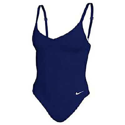 Nike Swim Costume Da Bagno Con Scollo A V Midnight Navy M Nike Swim Costume Da Bagno Con Scollo A V Midnight Navy M