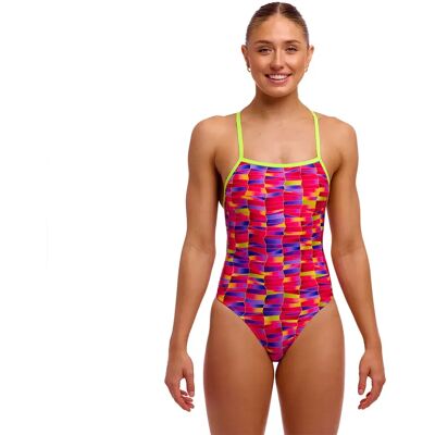 Funkita Costume Da Bagno Tie Me Tight One Piece Wriggle Walls AUS 14 Funkita Costume Da Bagno Tie Me Tight One Piece Wriggle Walls AUS 14