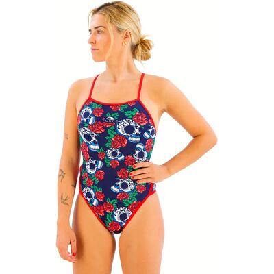 Turbo Costume Da Bagno Roses&skulls Multicolor S Turbo Costume Da Bagno Roses&skulls Multicolor S