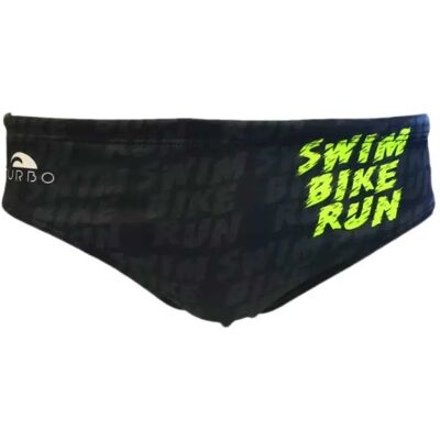 Turbo Costume Da Bagno A Slip Swim-bike Run Black 2XL Turbo Costume Da Bagno A Slip Swim-bike Run Black 2XL