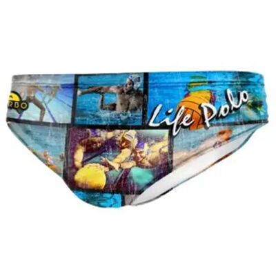 Turbo Player Waterpolo Italia Slip Da Nuoto Blu XL - Costume Turbo Player Waterpolo Italia Slip Da Nuoto Blu XL - Costume