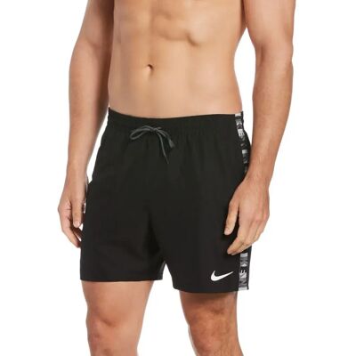 Nike Swim Pantaloncino Da Bagno Logo Tape 5´´ Volley Black XL Nike Swim Pantaloncino Da Bagno Logo Tape 5´´ Volley Black XL