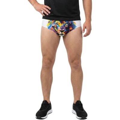 Otso Costume Da Bagno A Slip Be A Lion Multicolor L Otso Costume Da Bagno A Slip Be A Lion Multicolor L