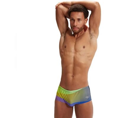 Speedo Uomo Slip da Nuoto Allover Digi 14cm - Nero / Viola Dolce - Slip da Nuoto Speedo Uomo Slip da Nuoto Allover Digi 14cm - Nero / Viola Dolce - Slip da Nuoto