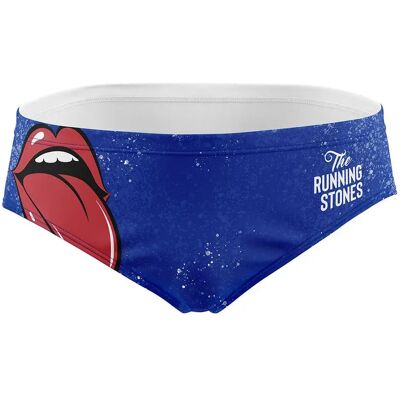 Otso Costume Da Bagno A Slip Running Stones Blue Blue S Otso Costume Da Bagno A Slip Running Stones Blue Blue S