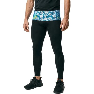 Otso Costume Da Bagno Boxer Swim Bike Run Flower Blue / White M Otso Costume Da Bagno Boxer Swim Bike Run Flower Blue / White M