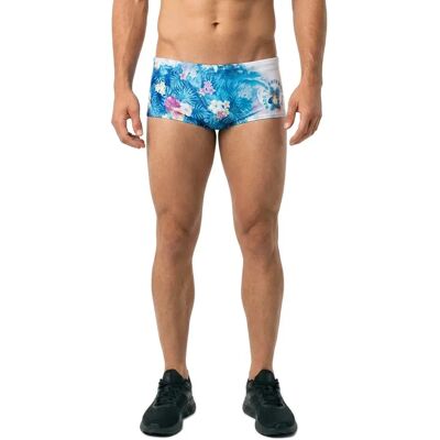 Otso Costume Da Bagno Boxer Swim Bike Run Wave White / Blue M Otso Costume Da Bagno Boxer Swim Bike Run Wave White / Blue M