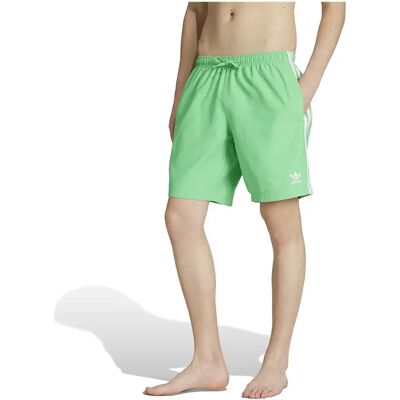 Adidas Originals Pantaloncino Da Bagno Adicolor 3-stripes 8´´ Semi Screaming Green S Adidas Originals Pantaloncino Da Bagno Adicolor 3-stripes 8´´ Semi Screaming Green S
