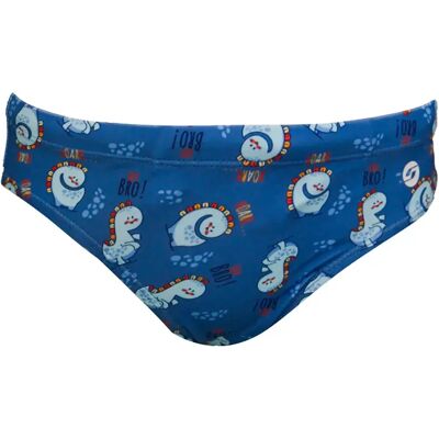 RAS Costume Da Bagno A Slip Bronto Denim Blue 8 Anni RAS Costume Da Bagno A Slip Bronto Denim Blue 8 Anni