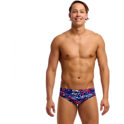 Funky Trunks Costume Da Bagno A Slip Fts025m72236 Seamed Mad Cat AUS 36 Funky Trunks Costume Da Bagno A Slip Fts025m72236 Seamed Mad Cat AUS 36