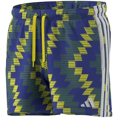 Adidas Pantaloncino Da Bagno Football-inspired Graphic 5´´ Bright Yellow / White 2XL Adidas Pantaloncino Da Bagno Football-inspired Graphic 5´´ Bright Yellow / White 2XL