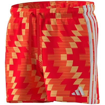 Adidas Pantaloncino Da Bagno Football-inspired Graphic 5´´ Ice Tangerine / White XL Adidas Pantaloncino Da Bagno Football-inspired Graphic 5´´ Ice Tangerine / White XL