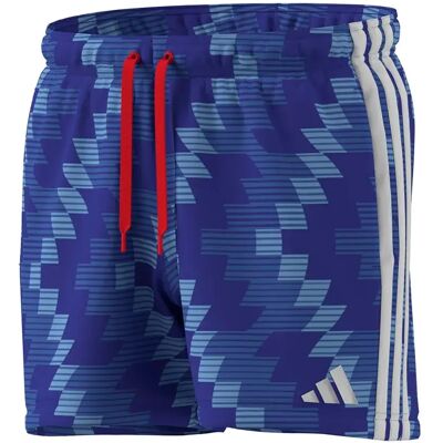 Adidas Pantaloncino Da Bagno Football-inspired Graphic 5´´ Semi Blue Burst / White M Adidas Pantaloncino Da Bagno Football-inspired Graphic 5´´ Semi Blue Burst / White M