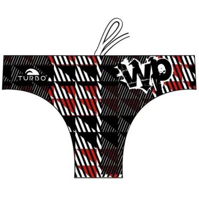 Turbo Costume Da Bagno A Slip Neo Geo Black / Red L Turbo Costume Da Bagno A Slip Neo Geo Black / Red L