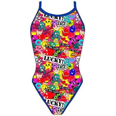 Turbo Costume Da Bagno Lucky Race Pink 5XL Turbo Costume Da Bagno Lucky Race Pink 5XL