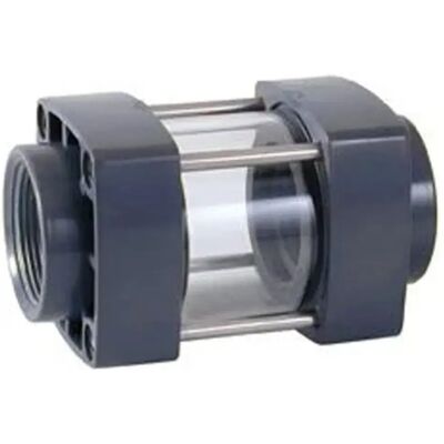 Cepex 02398 Ø2 Visiera Liquida Pmma 4 Bulloni Filettatura Femmina Bsp Clear / Grey One Size Cepex 02398 Ø2 Visiera Liquida Pmma 4 Bulloni Filettatura Femmina Bsp Clear / Grey One Size
