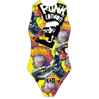 Turbo Costume Da Bagno Punk London Multicoloured 5XL Turbo Costume Da Bagno Punk London Multicoloured 5XL