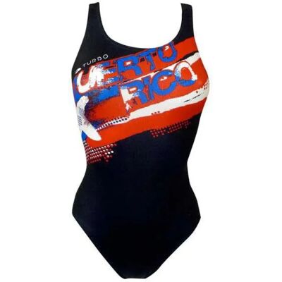 Turbo Costume Da Bagno Puerto Rico Black 5-6 Anni Turbo Costume Da Bagno Puerto Rico Black 5-6 Anni