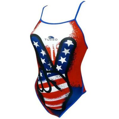 Turbo Costume Da Bagno Con Spalline Sottili Victory Red / Royal 12-24 Mesi Turbo Costume Da Bagno Con Spalline Sottili Victory Red / Royal 12-24 Mesi