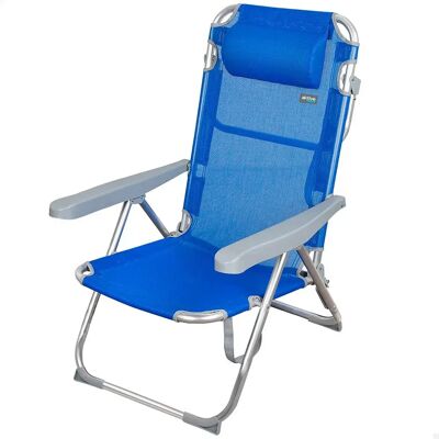 Aktive Sedia A Sdraio Alta In Tessuto 62x60x90 Cm Blue One Size Aktive Sedia A Sdraio Alta In Tessuto 62x60x90 Cm Blue One Size