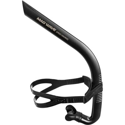 Mad Wave Snorkel Frontale Speed Black One Size Mad Wave Snorkel Frontale Speed Black One Size