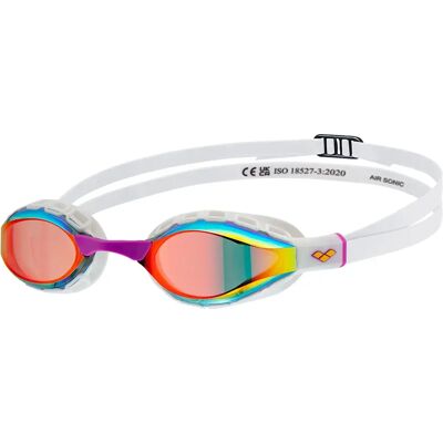 Arena Occhiali Da Nuoto Sir Sonic-mirror Gold / White One Size Arena Occhiali Da Nuoto Sir Sonic-mirror Gold / White One Size
