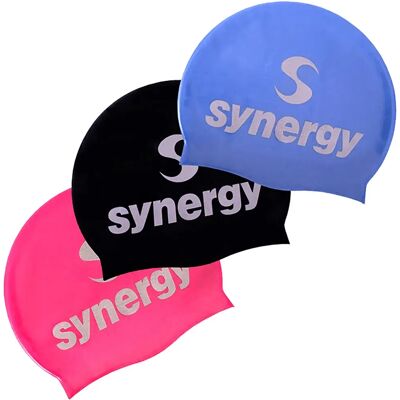 Synergy Cuffia Da Nuoto Silicone Black / Lav / Pink One Size Synergy Cuffia Da Nuoto Silicone Black / Lav / Pink One Size
