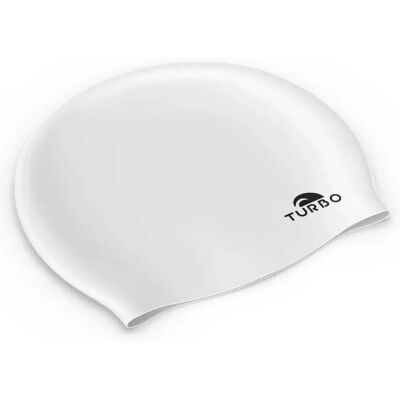 Turbo Cuffia Da Nuoto Silicone Junior White One Size Turbo Cuffia Da Nuoto Silicone Junior White One Size