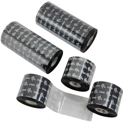Zebra Nastro Adesivo Scatola Di Cera Ribbon 2300 Da 12 Pezzi 110 Mm Zebra Nastro Adesivo Scatola Di Cera Ribbon 2300 Da 12 Pezzi 110 Mm