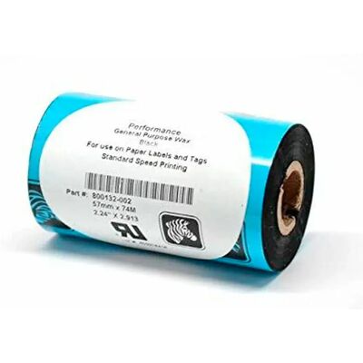 Zebra Rotolo Di Carta 56.9mmx7mt C.12 Zebra Rotolo Di Carta 56.9mmx7mt C.12
