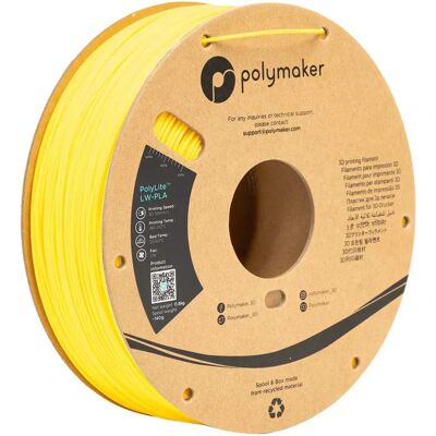 Polymaker Filamento Pla Polylite Lw-pla 1.75 Mm 800g Polymaker Filamento Pla Polylite Lw-pla 1.75 Mm 800g