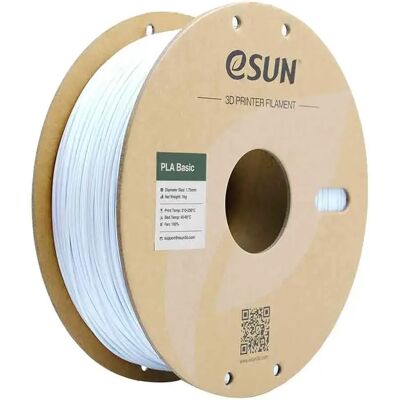 eSUN PLA BASIC 1,75mm Bianco Freddo 1kg - Filamento eSUN PLA BASIC 1,75mm Bianco Freddo 1kg - Filamento