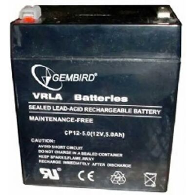 Gembird Batteria Dell´auto 12v 5ah Black One Size Gembird Batteria Dell´auto 12v 5ah Black One Size