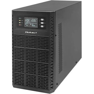 Qoltec Ups 3kva 3000w Power Factor 1.0 Lcd Epo Usb Online Qoltec Ups 3kva 3000w Power Factor 1.0 Lcd Epo Usb Online