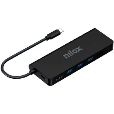 Nilox Hub Usb C 8 In 1 Hdmi k Nilox Hub Usb C 8 In 1 Hdmi k