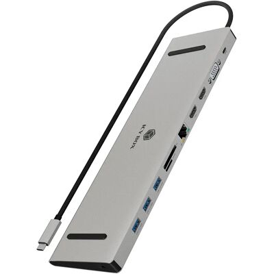 Docking station ICY BOX IB-DK2106a-CPD - 11-in-1, 100W PD, Doppio Monitor Docking station ICY BOX IB-DK2106a-CPD - 11-in-1, 100W PD, Doppio Monitor