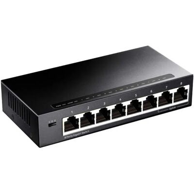 Switch di rete Gigabit Cudy GS108 - Nero Switch di rete Gigabit Cudy GS108 - Nero